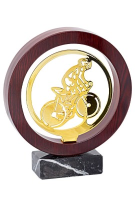 Trophée Bois Métal Football JX03