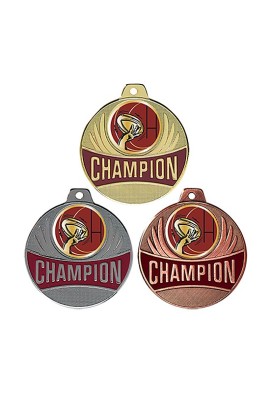 Médaille Ø 50 mm Rugby  - CX21