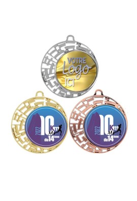 Médaille Logotée Ø 70 mm - 004-LO