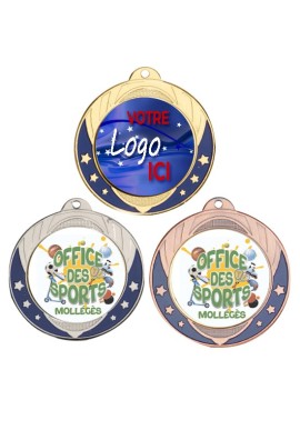 Médaille Logotée Ø 70 mm - 052-LO
