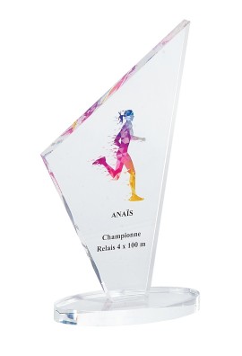 Trophée Acryglass Personnalisé 157-81-SU