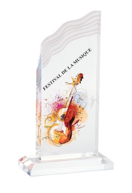 Trophée Acryglass Personnalisé 158-31-SU
