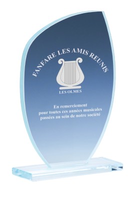 Trophée Verre Personnalisé 169-31-CLI