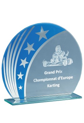 Trophée Verre Personnalisé 163-11DE-LO