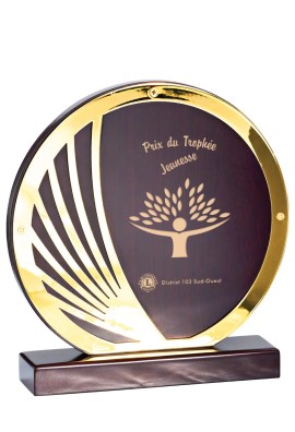 Trophée Métal & Bois Personnalisé 163-01-LO