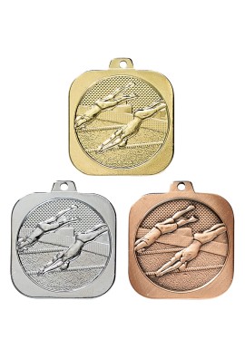Médaille 35 x 35 mm Natation – DK12
