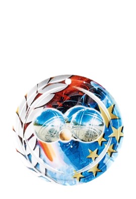 Médaille Ø 70 mm Boules & Pétanque  - NA23
