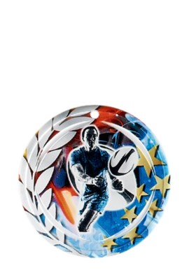 Médaille Ø 70 mm Rugby  - NA25
