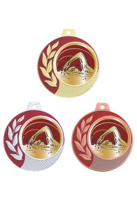 Médaille Ø 70 mm Natation  - CZ19