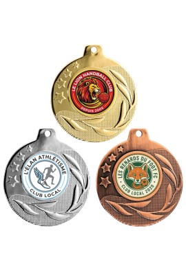 Médaille Logotée Ø 50 mm - Q-077-LO