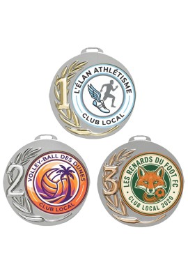 Médaille Logotée Ø 70 mm - 080-LO