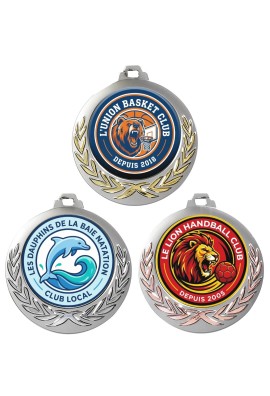 Médaille Logotée Ø 70 mm - 044-LO