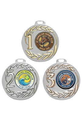 Médaille Logotée Ø 50 mm - 030-LO