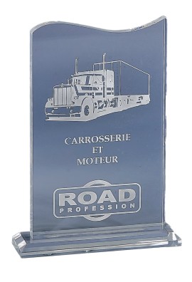 Trophée Acryglass Personnalisé 174-01-LO