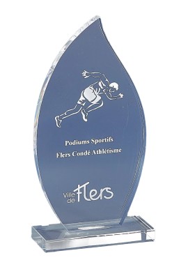 Trophée Acryglass Personnalisé 174-11-LO