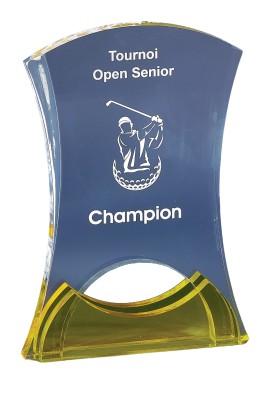 Trophée Acryglass Personnalisé 178-11-CLI
