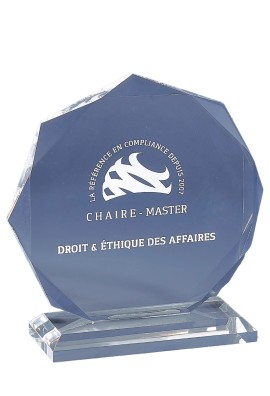 Trophée Acryglass Personnalisé 179-01-CLI