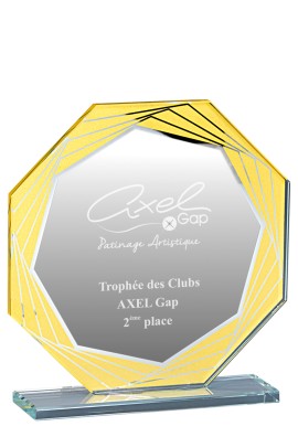 Trophée Verre Personnalisé 160-43-LO