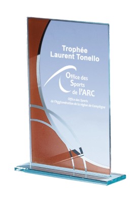 Trophée Verre Personnalisé 162-31-CLI