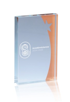 Trophée Verre Personnalisé 168-31-CLI