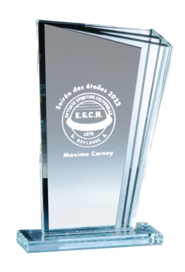 Trophée Verre Personnalisé 172-42-CLI