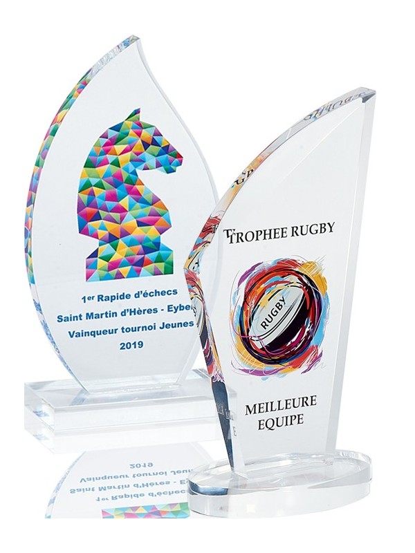 ACRYGLASS IMPRESSION COULEUR MOTIFS SPORTS